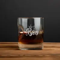 Стакан с пулей "Big Bos", английский, Деревянная подарочная коробка с гравировкой, 330 мл