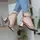Женские босоножки Fashion Edmund 2809 40 размер 25,5 см Бежевый