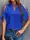 Блуза AO233 Электрик Oversize XL-3XL