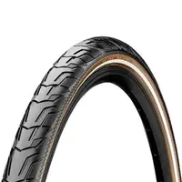 Покрышка Continental Ride City 28" | 700 x 47C (45C) черная/коричневая, не складная, светоотражающая