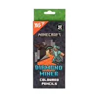 Набор цветных карандашей YES Minecraft Diamond Miner 290720 12 цветов