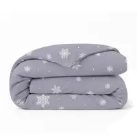 Пододеяло детское фланель 110х140 SNOWFLAKES FROST