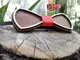 Деревянная бабочка галстук красный Ободок ручной работы серия Fantasy