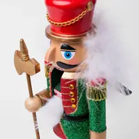 Фигура новогодняя Novogod'ko Щелкунчик 974679 30 см красная с зеленым