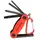 Мультитул West Biking YP0719243 Red карманный набор инструментов для велосипеда