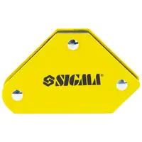 Набор держателей магнитных мини 4кг 52×20×40×16×38мм (45,90,135°) 4шт SIGMA (4270251)
