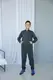 Подростковый теплый костюм для мальчки  кофта на блискавці+джогери GBI Teens Темно-серый на рост 164  (13770)