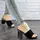 Женские пантолеты на каблуке Fashion Rebel 1690 40 размер 25,5 см Черный