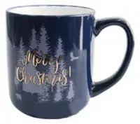 Кружка Milika Merry Christmas blue M0420-124-02-117B 450 мл синяя