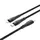 Кабель HOCO Combo Type-C to Type-C/Lightning Super U102 |1.5m, 3A,100W/20W|