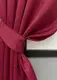 Шторы (2шт 1,3х1,7м) короткие из ткани блэкаут. Цвет бордовый. Код 1099ш 35-0391