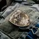 Шеврон на липучке Боевой малый пиксель 7х9 см вышитый патч нашивка