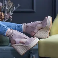 Жіночі босоніжки Fashion Iberio 2722 40 розмір 25 см Бежевий