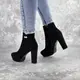 Ботильоны женские Fashion Sabryna 2398 40 размер 25,5 см Черный