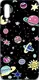 Чехол-накладка TOTO Cartoon Soft Silicone TPU Case Samsung Galaxy A70 Space Planets Black