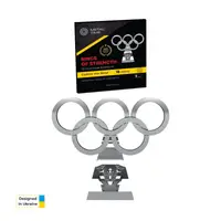 Коллекционная модель-конструктор Олимпийские кольца Metal Time Rings of Strength MT021Y