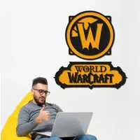 Деревянный декор на стену на тему видеоигры «World of Warcraft»