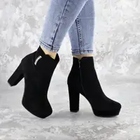 Ботильйони жіночі Fashion Trinket 2411 40 розмір 25,5 см Чорний