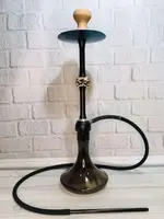 Класичний кальян на 1 персону 65 см. Високий кальян на 1 трубку Yahya Cloud Skull з черепом