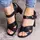 Женские босоножки Fashion Toby 3046 40 размер 25 см Черный