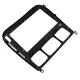 Переходная рамка 9" Lesko Mercedes-Benz S W220 1998-2005 BE 026N Black