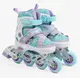 Роликовые коньки Best Roller 02-5 S колеса PU светятся. Multicolor (размер 23-33) (186982)