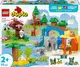 Конструктор LEGO DUPLO Town Семейства диких животных 3-в-1, 92 детали (10446)