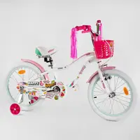 Велосипед 16 дюймов двухколесный "CORSO Sweety" 
(SW - 16016 / 160162) белый
