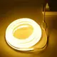 Гибкая неоновая светодиодная лента NEON LED (120 светодиодов/метр) SMD 3528 IP65 220V Теплый желтый