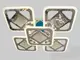 Потолочная LED-люстра с 3d эффектом, 170W 6015/4+1 LED 3color dimmerдне