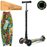 Самокат I-Trike Maxi JR3-055-3-WP5 78-87 см черный