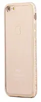 Чехол-накладка SHENGO TPU Phone Case Diamond iPhone 7 Gold