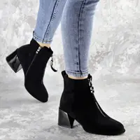 Ботильйони жіночі Fashion Specks 2403 36 розмір 23,5 см Чорний