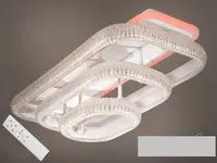 Потолочная LED-люстра с диммером и подсветкой, 105Wдне