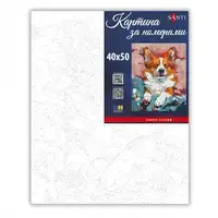 Картина за номерами Santi Улюблений корги 955747 40х50 см