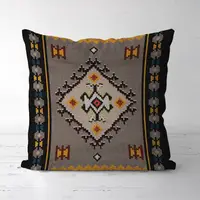 Подушка декоративна Soft Вишивка ромб 45x45 см (45PST_23J001)