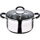 Кастрюля с крышкой MasterРro Foodies collection BGMP-1502-BK 24 см 4 л серая