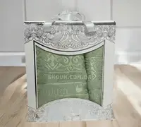 Набор бамбуковых полотенец 1+1 Cestepe Bamboo Фисташковый