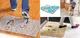 Коврик для обуви Clean Step Mat Супервпитывающий придверной напольный коврик, 70*45см
