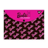 Папка-конверт на кнопке А4 YES Barbie 492002 33х24 см