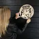 Концептуальные настенные часы из дерева «Justin Bieber»