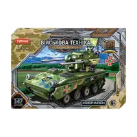 Конструктор Teko. "Военная техника", 347 деталей, САУ "Gepard".  Хаки (147137)