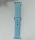 Силиконовый ремешок для умных часов Smart Watch 42/44 (Голубой)