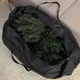 Нейлоновая сумка объемом 180 л. для хранения искусственной елки 120*50*30 см (черный)