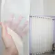 Готовая тюль 3х2,7м. лён, однотонный Цвет светло-бежевый Код 1070т 40-866
