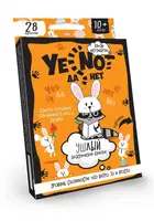 Детская карточная игра "YENOT ДаНетки" YEN-01 рус Оранжевый