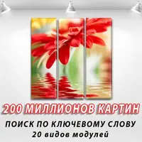 Картини модульні, на ПВХ тканини, 80x80 см, (80x25-3)