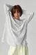 Однотонный базовый лонг oversize – светло-серый цвет, ONE SIZE (есть размеры)