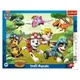 Пазлы 25 элементов (Рамочные) - "Соревнование собак. Щенячий патруль"