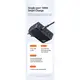 Адаптер сетевой USAMS T50 100W 4 Ports GaN Fast Charger US-CC163 |1USB/3Type-C, 100W/5A, PD/Q|